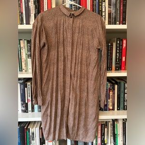 COS minimalist button down shirt dress